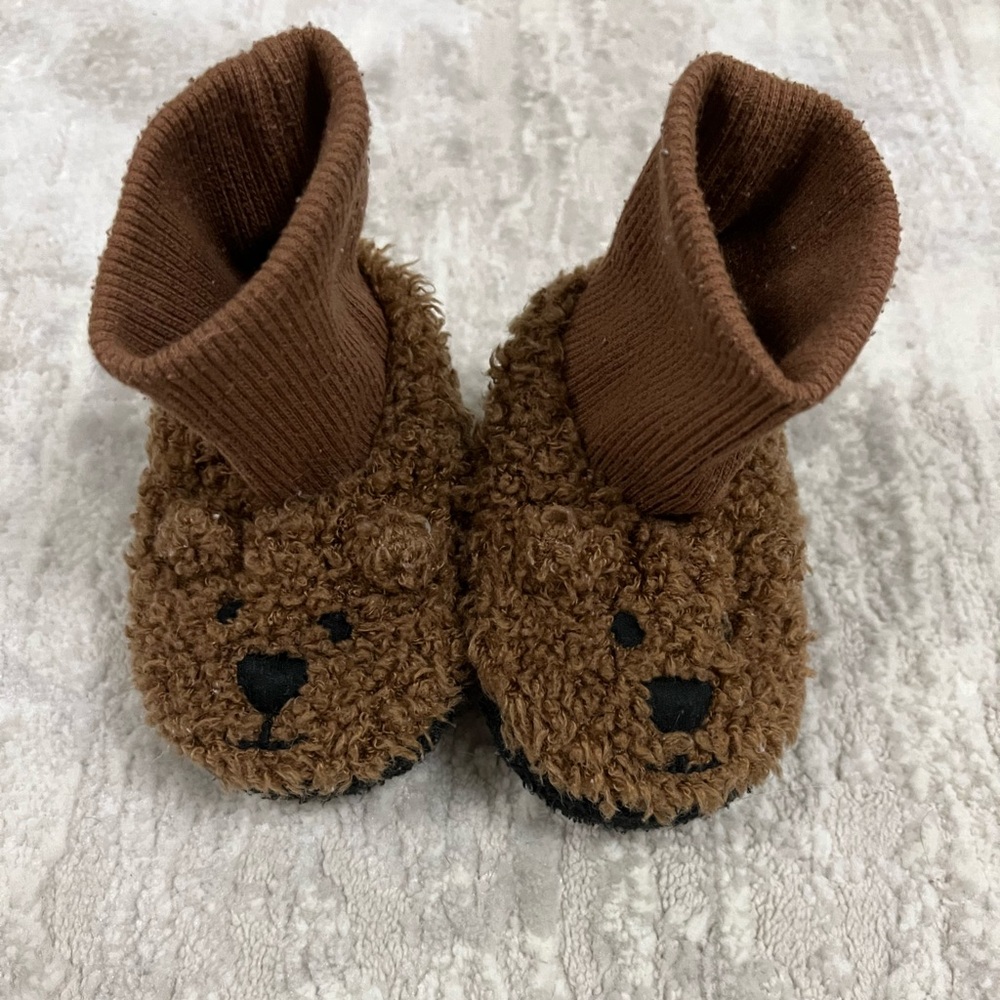 Baby GAP Brown Bear Baby Booties